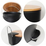 Badkamer Prullenbak 3L met Bamboe Deksel - 62% Korting