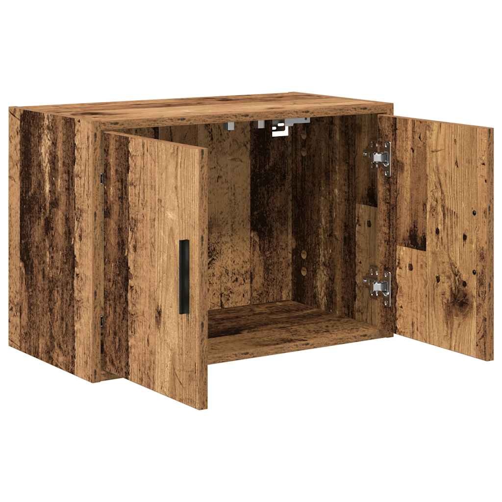 vidaXL Garage Wandkast Oud Hout - 85% Korting!