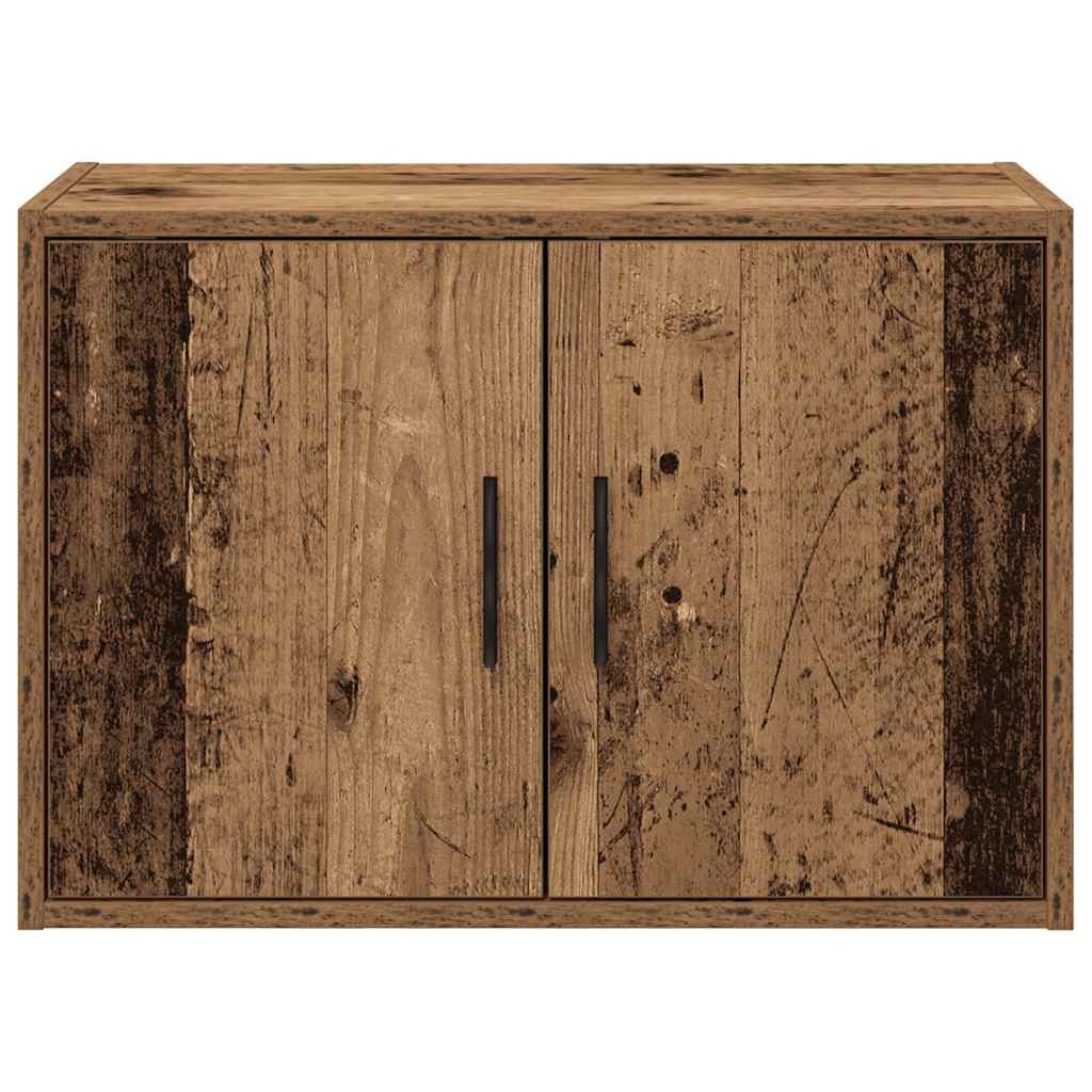 vidaXL Garage Wandkast Oud Hout - 85% Korting!