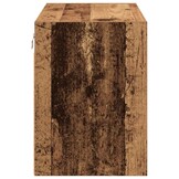 vidaXL Garage Wandkast Oud Hout - 85% Korting!