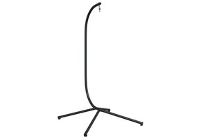 vidaXL Standaard Hangstoel Staal Zwart - 37% Korting!