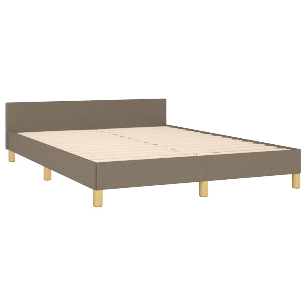 vidaXL Bedframe Taupe 140x190 cm - 55% Korting!