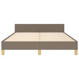 vidaXL Bedframe Taupe 140x190 cm - 55% Korting!
