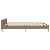 vidaXL Bedframe Taupe 140x190 cm - 55% Korting!