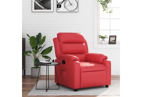 vidaXL Fauteuil Kunstleer Rood - 55% Korting!