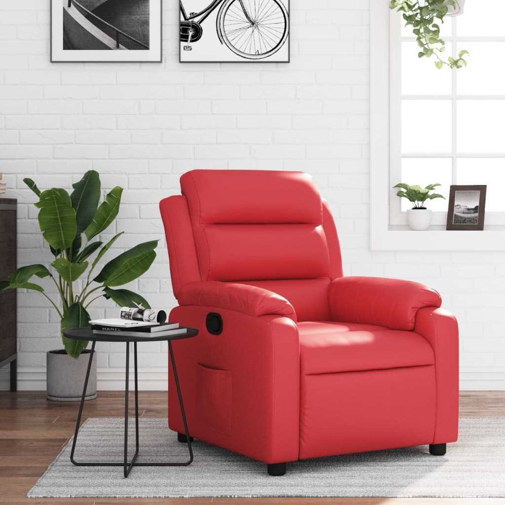 vidaXL Fauteuil Kunstleer Rood - 55% Korting!