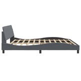 vidaXL Bedframe 200x200cm Fluweel Donkergrijs | 35% Korting