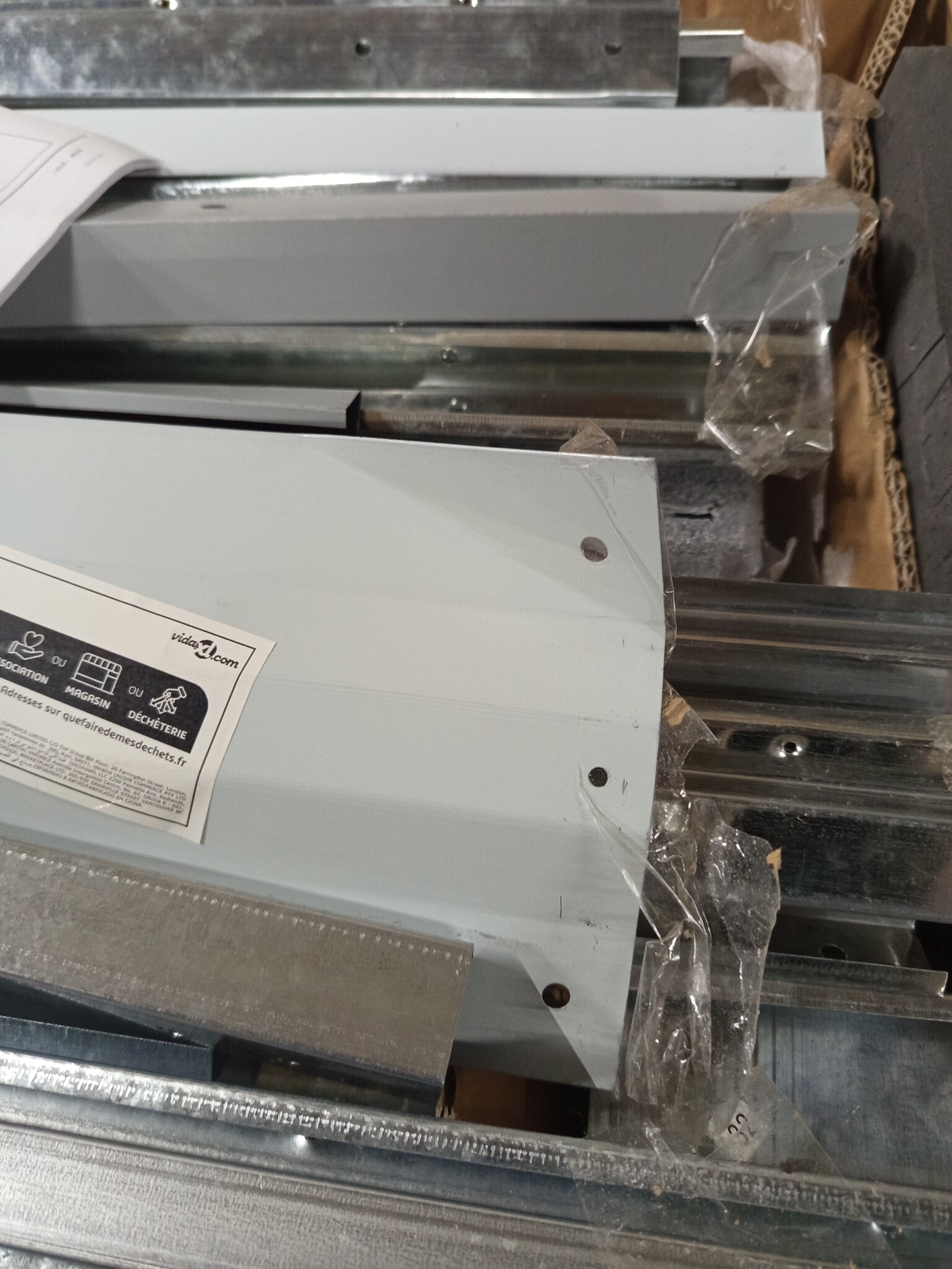 vidaXL Tuinschuur 191x130x198 cm Antraciet - Nu 60% Korting!