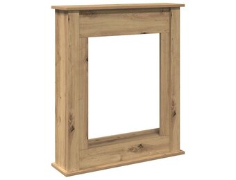 vidaXL Haardombouw 75x20x87,5 cm bewerkt hout artisanaal eikenkleurig