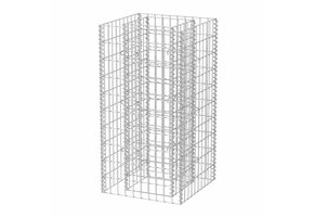 vidaXL Gabion plantenbak verhoogd 50x50x100cm - 35% Korting