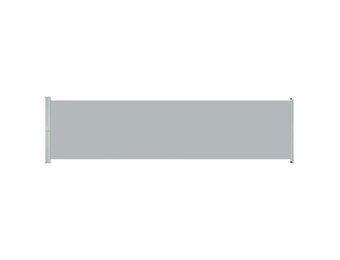 vidaXL Tuinscherm uittrekbaar 600x160 cm grijs