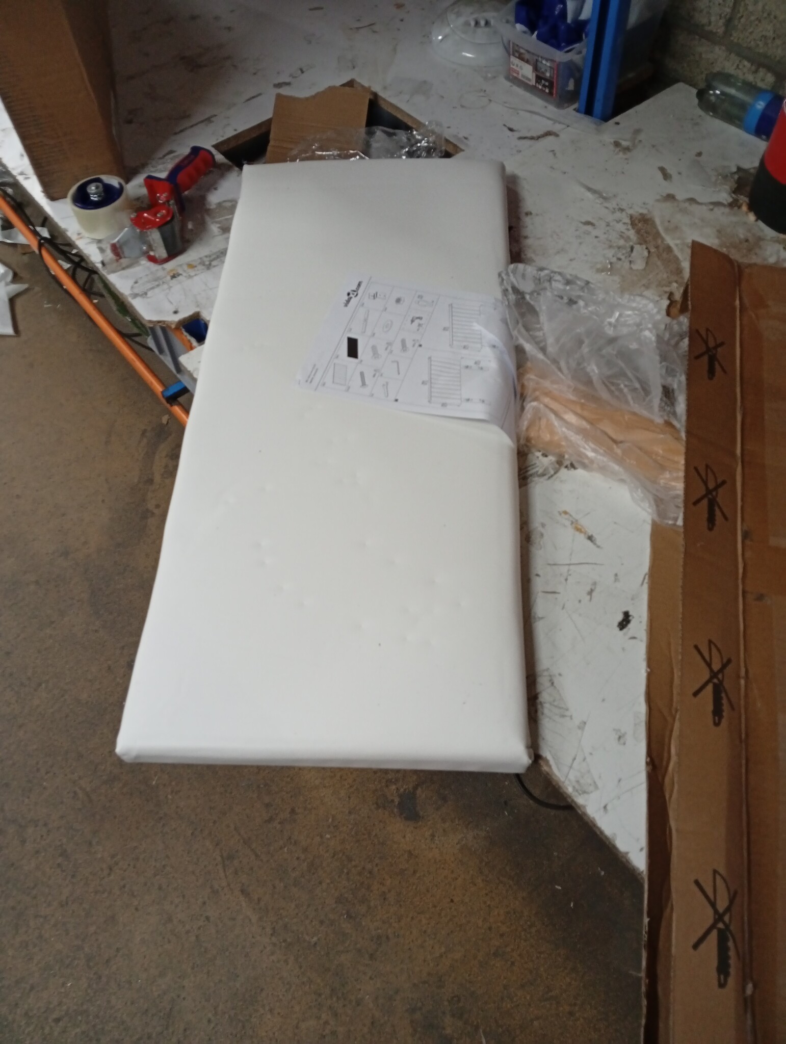 vidaXL Hoofdbord 90x5x78/88 cm, Stof Lichtgrijs - 71% Korting!