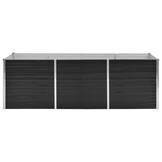 vidaXL Verhoogde Plantenbak 240x80x77 cm Antraciet | 41% Korting!