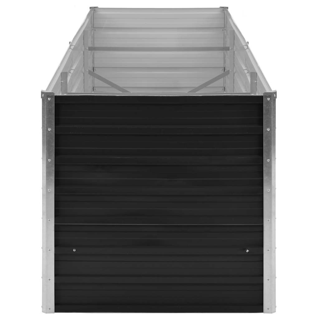 vidaXL Verhoogde Plantenbak 240x80x77 cm Antraciet | 41% Korting!