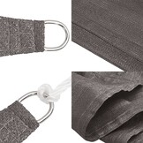 VidaXL Zonnezeil HDPE Antraciet 4/5x3m - Nu 57% Korting!