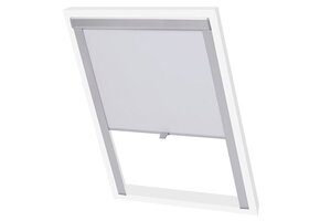 vidaXL Rolgordijn Verduisterend Wit CK04 - 57% Korting!