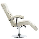 vidaXL TV Fauteuil Kunstleer Crème - 41% Korting