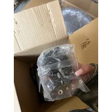 Velvet eetkamerstoelen LAGO - Set van 2 - Grijs - 46% Korting