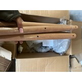 Velvet eetkamerstoelen LAGO - Set van 2 - Grijs - 46% Korting