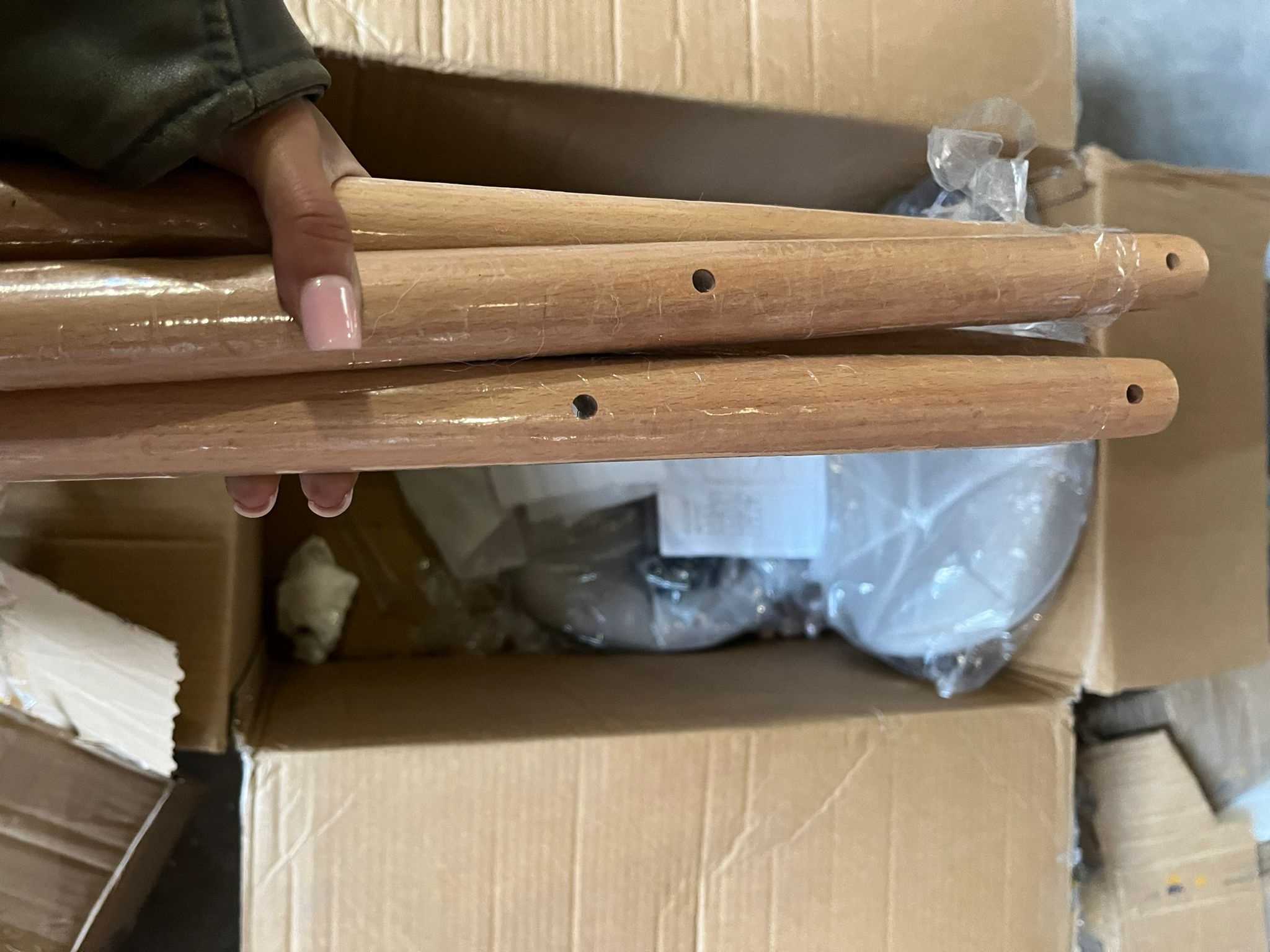 Velvet eetkamerstoelen LAGO - Set van 2 - Grijs - 46% Korting