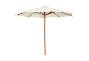 vidaXL Parasol 300x258 cm Zandwit - 60% Korting