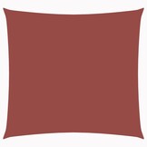 vidaXL Vierkant Zonnescherm 3x3m Oxford Stof Terracotta - 47% Korting!