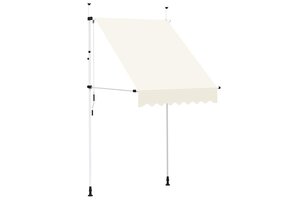 vidaXL Luifel 150 cm Crème - 41% Korting!