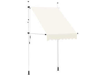 vidaXL Luifel 150 cm Crème - 41% Korting!