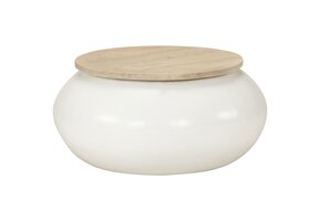 VidaXL Salontafel 51x51x27 cm - Massief Mangohout | 64% Korting!