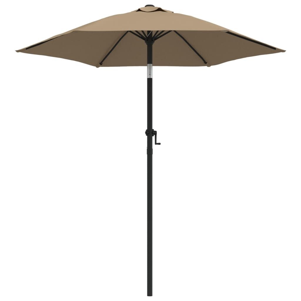 vidaXL Parasol Aluminium Taupe 200x224 cm - 61% Korting