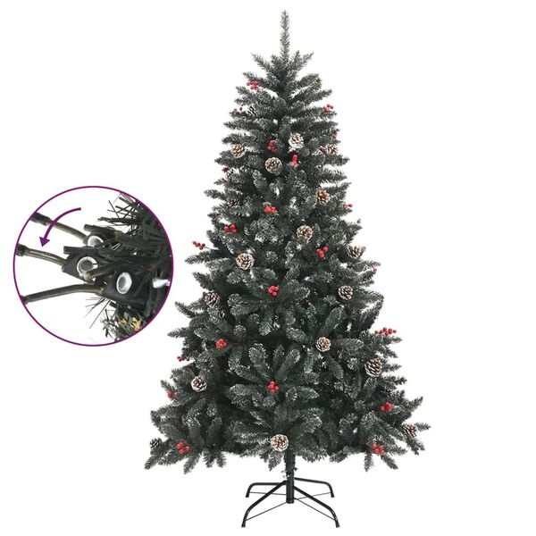 vidaXL Kunstkerstboom 150 cm met Standaard - 65% Korting
