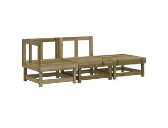 vidaXL 3-delige Loungeset Grenenhout (62% Korting)