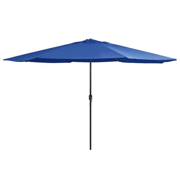 vidaXL Parasol 390 cm Azuurblauw - 65% Korting!