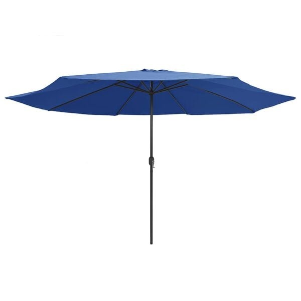 vidaXL Parasol 390 cm Azuurblauw - 65% Korting!