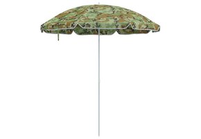 vidaXL Strandparasol Groen 206 x 206 x 212 cm Polyester, Metaal