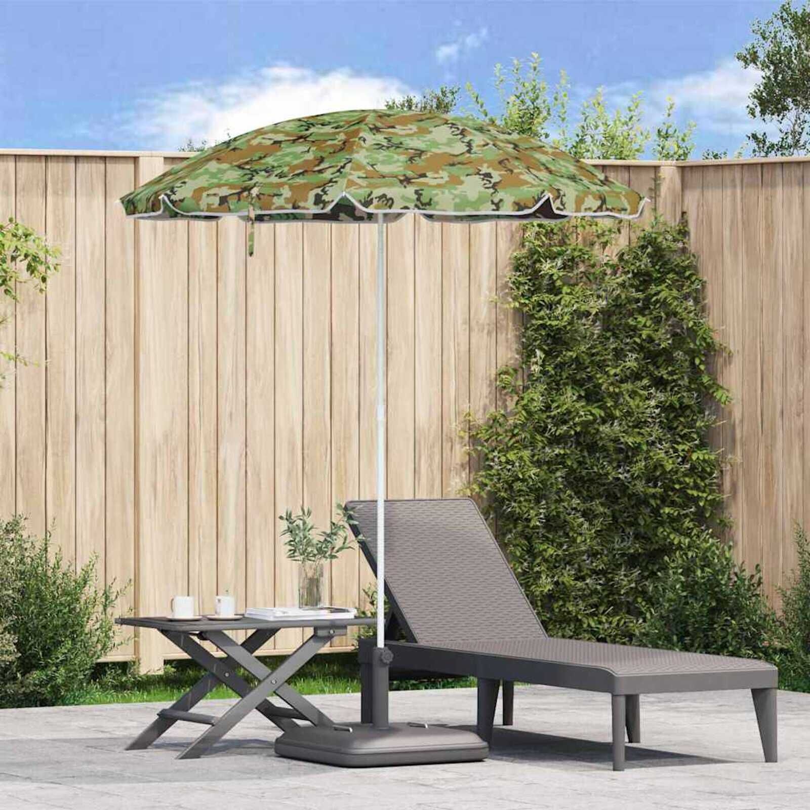 VidaXL Strandparasol Groen 206x206x212 cm - 47% Korting!