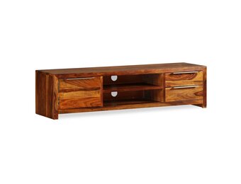 vidaXL TV-meubel 120x30x30 cm Sheeshamhout - Nu 47% Korting!