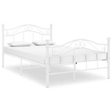 vidaXL Bedframe Metaal Wit 120x200 cm - Nu 34% Korting!