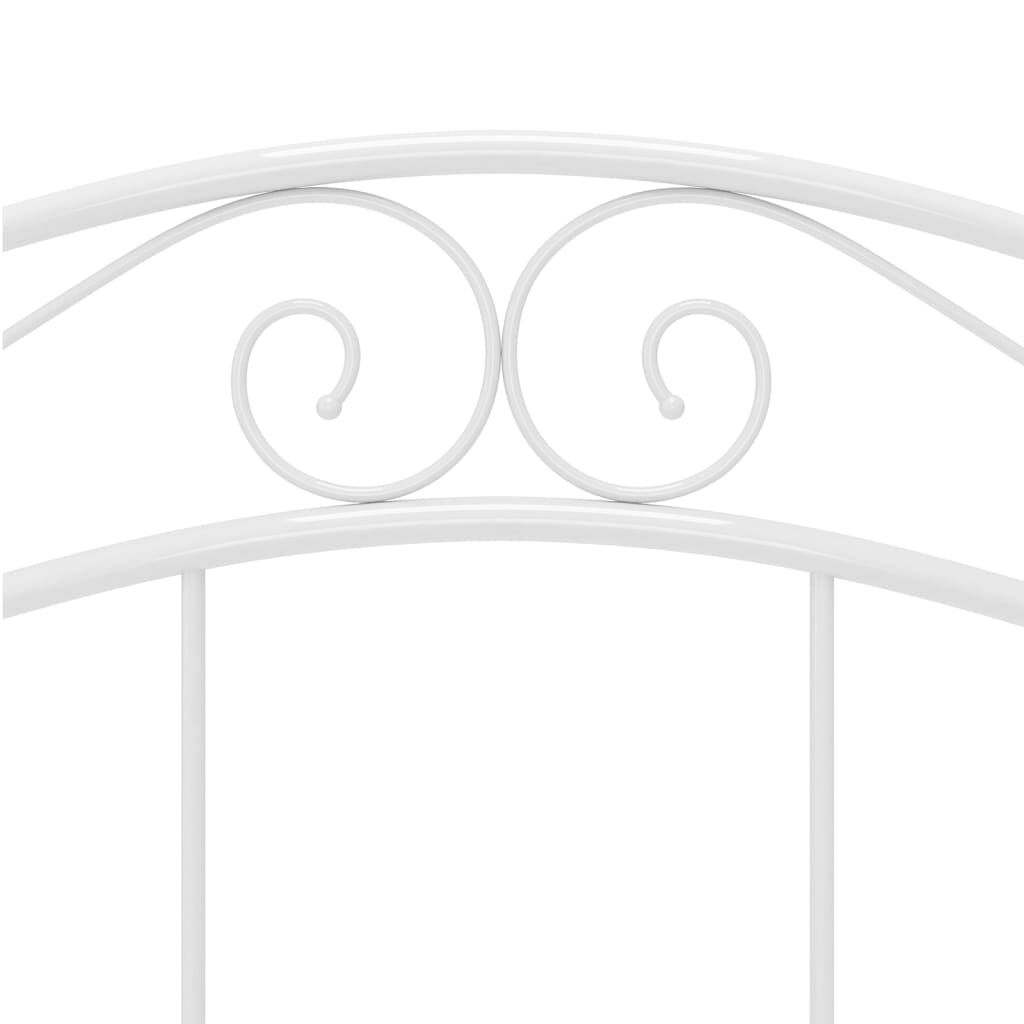 vidaXL Bedframe Metaal Wit 120x200 cm - Nu 34% Korting!