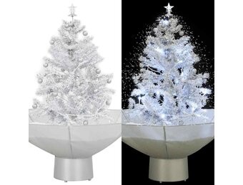 vidaXL Kerstboom Sneeuwend 75 cm Wit - 65% Korting!
