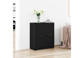 vidaXL Dressoir Zwart 60 x 30 x 70 cm Bewerkt hout