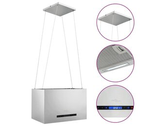 vidaXL Afzuigkap Hangend RVS 55cm | 59% Korting