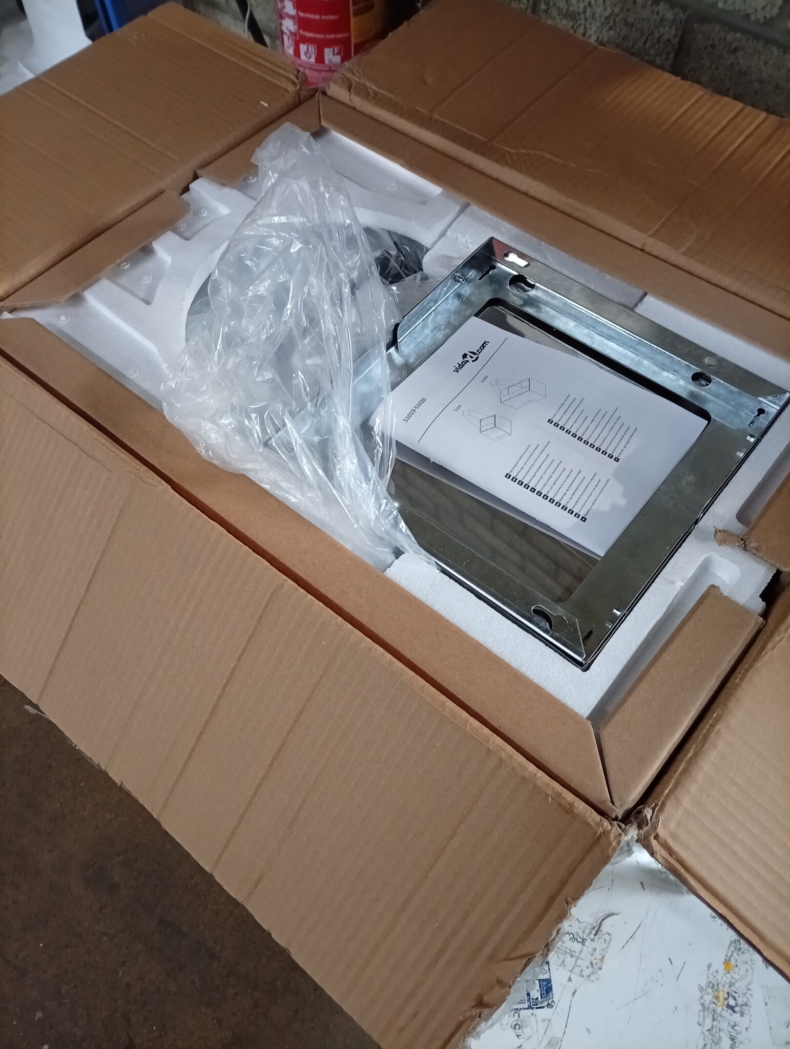 vidaXL Afzuigkap Hangend RVS 55cm | 59% Korting