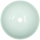 vidaXL Wasbak 35x12 cm gehard glas wit