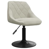 VidaXL Draaibare Eetkamerstoelen - 2 st. Fluweel Crème - 41% Korting!