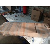 vidaXL Zweefparasol Hout 350cm Wit - 55% Korting!