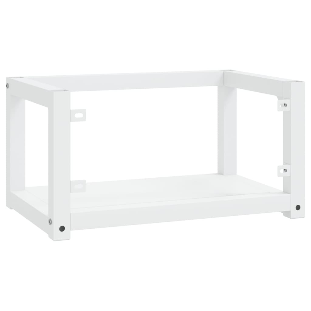 vidaXL Wastafelframe Wit - 59x38x31cm | 35% Korting