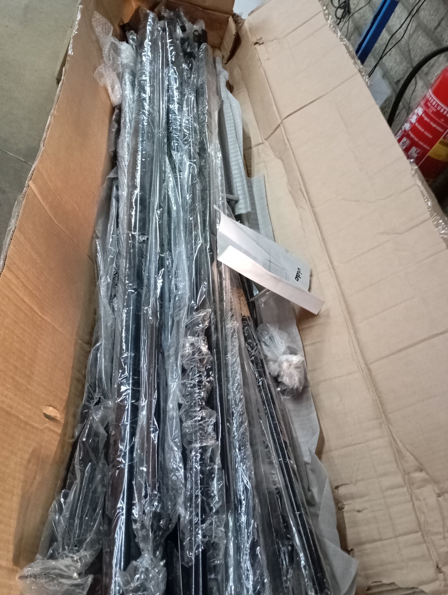 vidaXL Poort dubbel 3x1.5m Staal Zwart - Nu 60% Korting!