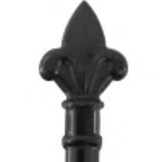 vidaXL Poort dubbel 3x1.5m Staal Zwart - Nu 60% Korting!