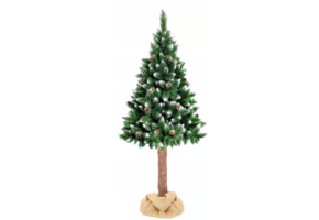 Kunstkerstboom 160 cm met Sneeuw & Dennenappels - 47% Korting!